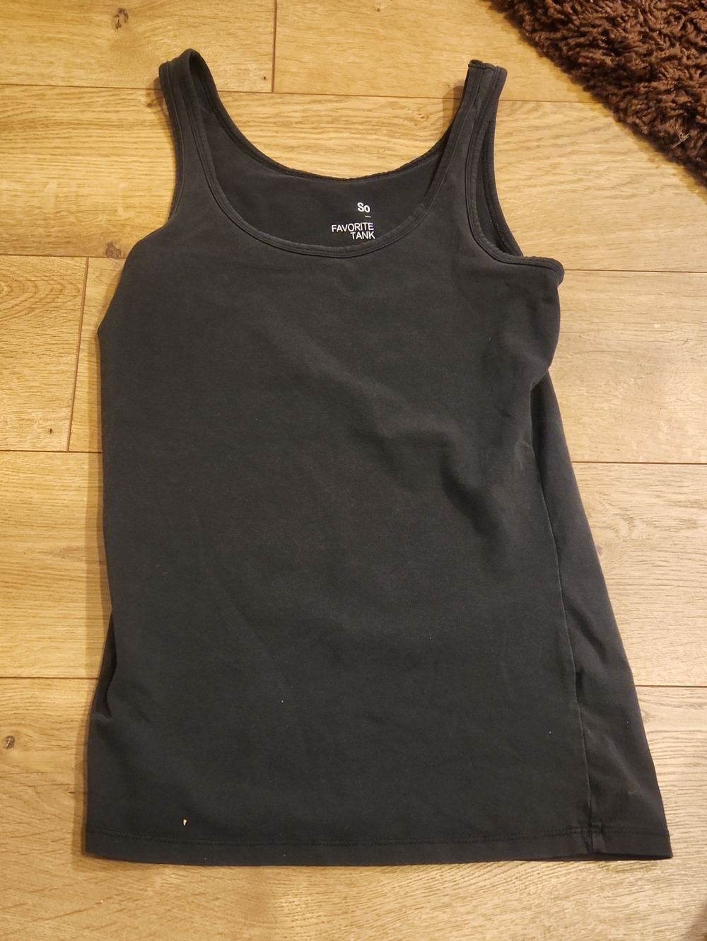 So. Favorite Tank Women's Black Tank Top Medium